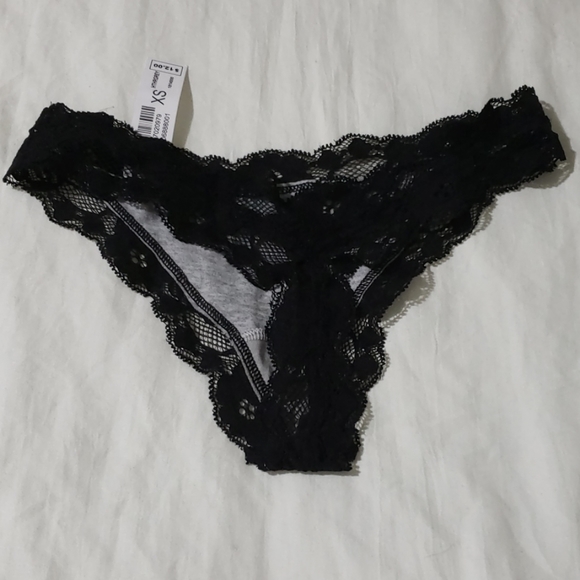 NWT set of two Joe's  Lace trim Thong size XS - Picture 5 of 8